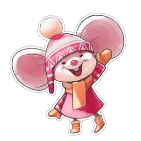 Стикер из набора Мышь