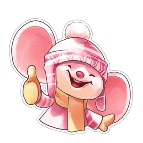 Стикер из набора Мышь