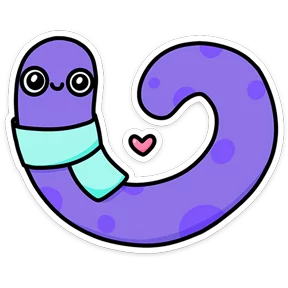 Стикер из набора Насекомые и их знакомые