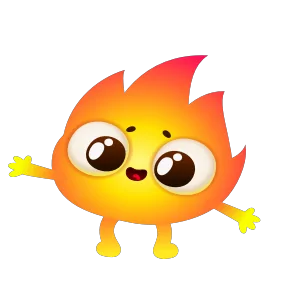 Стикер из набора Огонёк