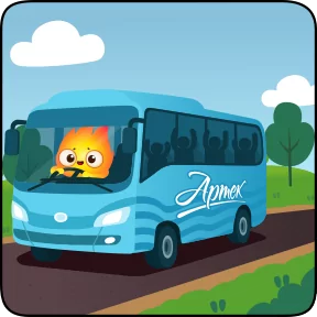 Стикер из набора Огонёк