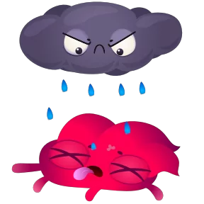 Стикер из набора Огонёк