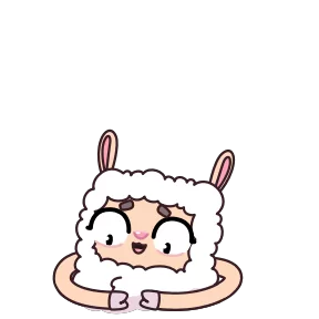 Стикер из набора Овечка