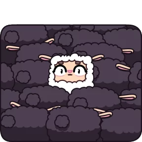 Стикер из набора Овечка