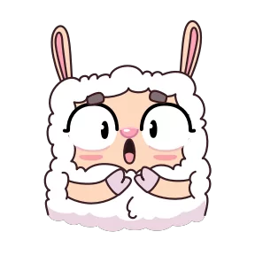 Стикер из набора Овечка