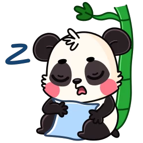 Стикер из набора Панда