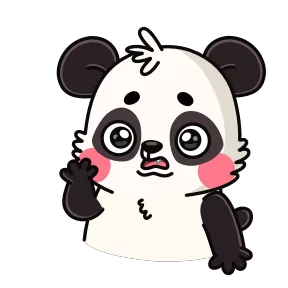 Стикер из набора Панда