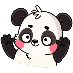 Стикер из набора Панда