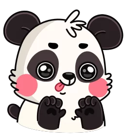Стикер из набора Панда