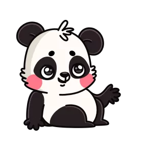 Стикер из набора Панда