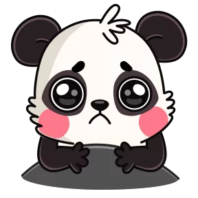 Стикер из набора Панда