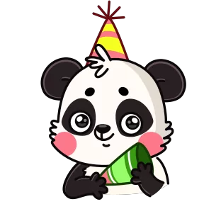 Стикер из набора Панда