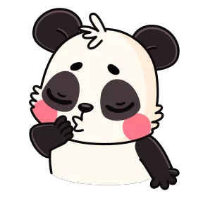 Стикер из набора Панда