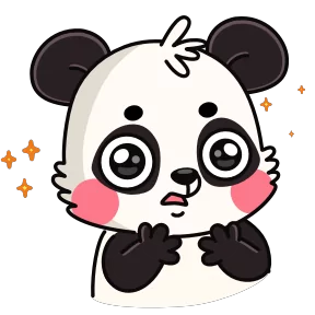 Стикер из набора Панда