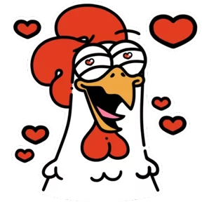 Стикер из набора Петушки