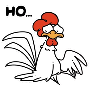 Стикер из набора Петушки