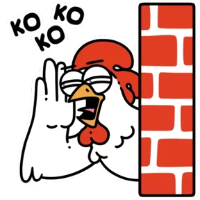 Стикер из набора Петушки