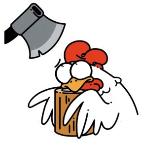 Стикер из набора Петушки