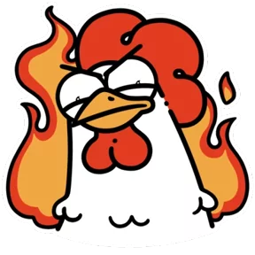 Стикер из набора Петушки