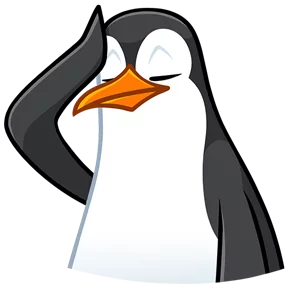 Стикер из набора Пингвин