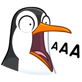 Стикер из набора Пингвин