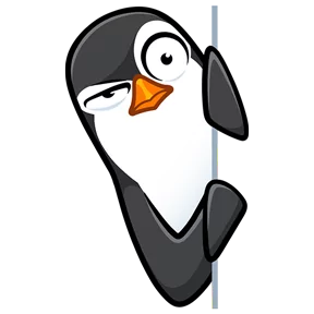 Стикер из набора Пингвин