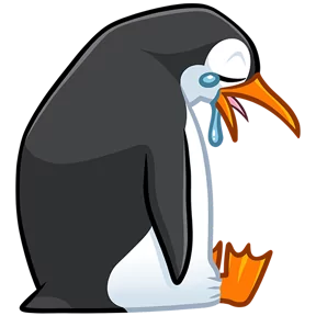 Стикер из набора Пингвин