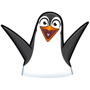 Стикер из набора Пингвин