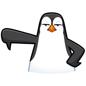 Стикер из набора Пингвин