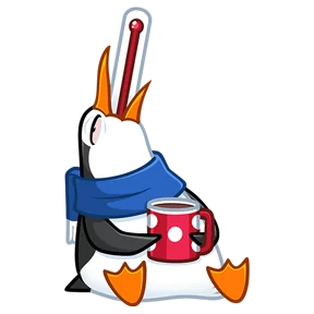 Стикер из набора Пингвин