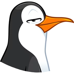 Стикер из набора Пингвин