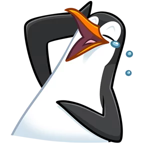 Стикер из набора Пингвин