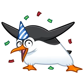 Стикер из набора Пингвин