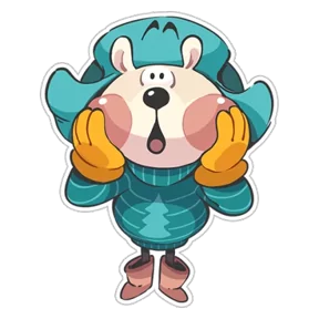 Стикер из набора Полярный мишка