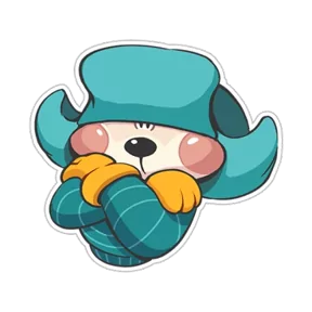 Стикер из набора Полярный мишка