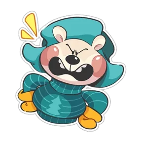 Стикер из набора Полярный мишка