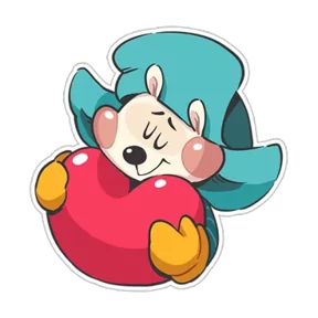 Стикер из набора Полярный мишка