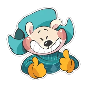 Стикер из набора Полярный мишка