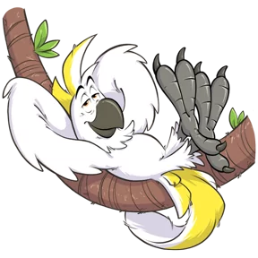 Стикер из набора Попугай