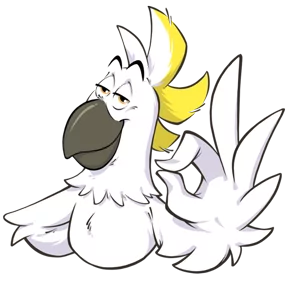 Стикер из набора Попугай