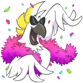 Стикер из набора Попугай