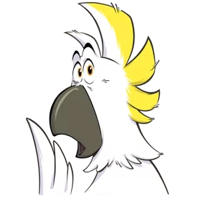 Стикер из набора Попугай