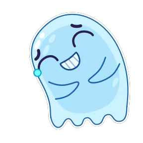 Стикер из набора Привидение