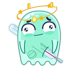 Стикер из набора Привидение