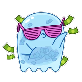 Стикер из набора Привидение