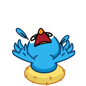 Стикерпак Птенец для мессенджера MAX — 22 стикера