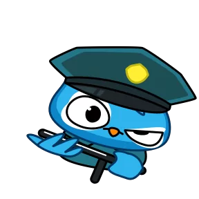 Стикер из набора Птенец