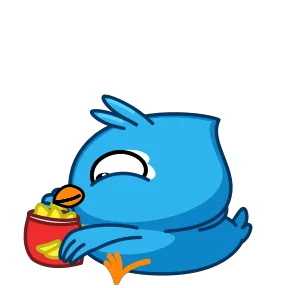 Стикер из набора Птенец