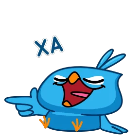 Стикер из набора Птенец