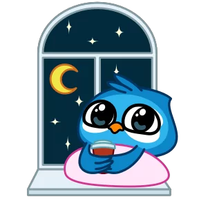 Стикер из набора Птенец